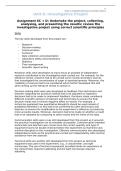 Pearson BTEC Applied Science &lpar;Distinction&rpar; Unit 6&colon; Investigative Project Assignment 6C&plus;D&colon; Skills Report