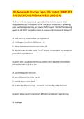 JBL Module 4B Practice Exam &vert; 100 Practice Questions & Verified Answers &vert; Latest 2024 EMT Exam Review & Study Guide