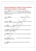 roject Management Chapter 6 Exam questions&NewLine;and answers Graded A&plus; latest update&NewLine;Contracts - Work done by outside suppliers or sellers should be well&NewLine;documented in &lowbar;&lowbar;&lowbar;&lowbar;&lowbar;&lowbar;&lowbar;&lowbar;&lowbar;&lowbar;&lowbar;&lowbar;&lowbar;&lowbar;&lowbar;&lowbar;&lowbar;&lowbar;&lowbar;&lowbar;&comma; which are mutually binding agreements&NewLine;that obligate the seller to p