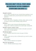 PRAXIS 5047 FINAL TEST 2026&NewLine;QUESTIONS WITH CORRECT&NewLine;ANSWERS GRADED A&plus;&NewLine;