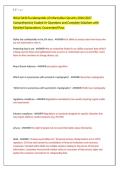 WGU D430 Fundamentals of Information Security OA Final Exam Questions&comma; Answers and Rationales 2027