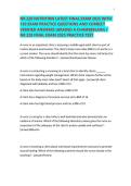 NR 228 Nutrition Final Exam Practice Questions & Verified Answers &lpar;Chamberlain&rpar; &vert; 150 Comprehensive Practice Questions &vert; Latest 2025 Edition