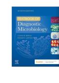 TEST BANK FOR Textbook of Diagnostic Microbiology 7th Edition by Connie R&period; Mahon ISBN&colon; 978-0323829977 COMPLETE GUIDE ALL CHAPTERS COVERED 100&percnt; VERIFIED A&plus; GRADE ASSURED&excl;&excl;&excl;&excl;&excl;NEW LATEST UPDATE&excl;&excl;&excl;&excl;