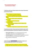 NURS 433 DISASTER NURSING FINAL EXAM REVIEW 2026-27 NEWEST