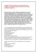 BARKLEY 3P EXAM 200 ACTUAL QUESTIONS AND &NewLine;CORRECT ANSWERS WITH RATIONALE LATEST 2026 &NewLine;ALREADY GRADED A&plus;