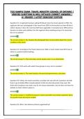 TICO SAMPLE EXAM -TRAVEL INDUSTRY COUNCIL OF ONTARIO &vert; VERIFIED QUESTIONS & WELL DETAILED CORRECT ANSWERS &vert; A&plus; GRADED &vert; LATEST 2026&sol;2027 EDITION