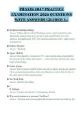 PRAXIS 5047 PRACTICE&NewLine;EXAMINATION 2026 QUESTIONS&NewLine;WITH ANSWERS GRADED A&plus;