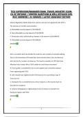 TICO SUPERVISOR&sol;MANAGER EXAM -TRAVEL INDUSTRY COUNCIL OF ONTARIO &vert; VERIFIED QUESTIONS & WELL DETAILED CORRECT ANSWERS &vert; A&plus; GRADED &vert; LATEST 2026&sol;2027 EDITION