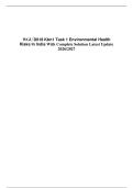 WGU D618 Kbn1 Task 1 Environmental Health Risks In India With Complete Solution Latest Update 2026&sol;2027