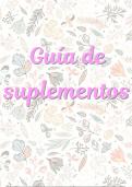 Gu&iacute;a de suplemento COMPLETA
