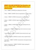 JERSEY COLLEGE NUTRITION Final Question and&NewLine;Answer &lbrack;2026&sol;2027&rsqb; &vert; UPDATED ACTUAL Exam &vert;&NewLine;Latest Version