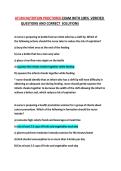 ATI RN Nutrition &ndash; Registered Nursing Nutrition Proctored Exam &ndash; Complete Practice Questions with Verified Questions and Correct Solutions