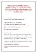 NSG 526 EXAM 2 COMPREHENSIVE &NewLine;PRACTICE TEST BANK&vert;250 MULTIPLE&NewLine;CHOICE QUESTIONS WITH ANSWERS AND &NewLine;RATIONALES