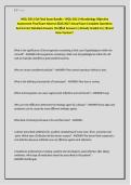 WGU D311 Microbiology OA Final Exam Questions&comma; Answers and Rationales 2027