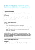NR 442 Community Health Exam 2 &vert; Questions and Answers &plus; Expert Rationales &vert; 2026&sol;27 Updates &vert; 100&percnt; correct &vert; Chamberlain