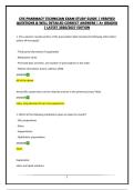 CVS PHARMACY TECHNICIAN EXAM STUDY GUIDE &vert; VERIFIED QUESTIONS & WELL DETAILED CORRECT ANSWERS &vert; A&plus; GRADED &vert; LATEST 2026&sol;2027 EDITION