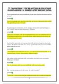 CVS TRAINING EXAM &vert; VERIFIED QUESTIONS & WELL DETAILED CORRECT ANSWERS &vert; A&plus; GRADED &vert; LATEST 2026&sol;2027 EDITION