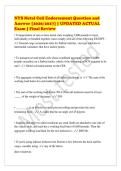 NYS Metal Coil Endorsement Question and&NewLine;Answer &lbrack;2026&sol;2027&rsqb; &vert; UPDATED ACTUAL&NewLine;Exam &vert; Final Review