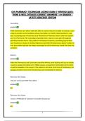 CVS PHARMACY TECHNICIAN LICENSE EXAM &vert; VERIFIED QUESTIONS & WELL DETAILED CORRECT ANSWERS &vert; A&plus; GRADED &vert; LATEST 2026&sol;2027 EDITION