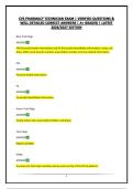 CVS PHARMACY TECHNICIAN BUNDLE &vert; VERIFIED QUESTIONS & WELL DETAILED CORRECT ANSWERS &vert; A&plus; GRADED &vert; LATEST 2026&sol;2027 EDITION