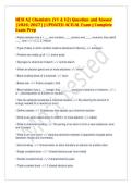 HESI A2 Chemistry &lpar;V1 & V2&rpar; Question and Answer&NewLine;&lbrack;2026&sol;2027&rsqb; &vert; UPDATED ACTUAL Exam &vert; Complete&NewLine;Exam Prep