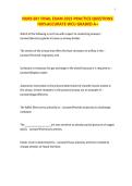 NURS 681 Final Exam Practice Questions & Verified Answers &lpar;WCU&rpar; &vert; Latest 2025 Edition &vert; Comprehensive Final Exam Review