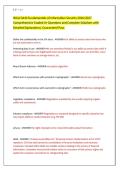 WGU D430 Fundamentals of Information Security OA Final Exam Questions&comma; Answers and Rationales 2027&NewLine;