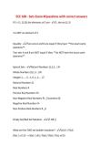 ECE 108 - Sets Exam &num;Questions with correct answers