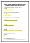 CPR CERTIFICATION BUNDLE &vert; VERIFIED QUESTIONS & WELL DETAILED CORRECT ANSWERS &vert; A&plus; GRADED &vert; LATEST 2026&sol;2027 EDITION