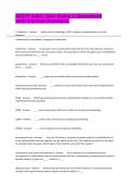 ACCT 4421- Gov Exam 1 Questions with Correct Answers&period;