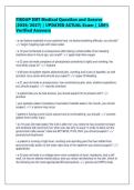 FISDAP EMT Medical Question and Answer&NewLine;&lbrack;2026&sol;2027&rsqb; &vert; UPDATED ACTUAL Exam &vert; 100&percnt;&NewLine;Verified Answers