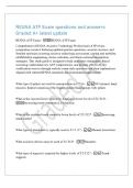 RESNA ATP EXAM - Assistive Technology Terms Exam questions and answers Graded A&plus; latest update Impairment - Any loss or abnormality of psychological&comma; physical or anatomical structure or function&period; DYSARTHIA - Motor SPEECH DISORDER&period; Difficult in pronou