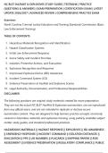 NC BLET HAZMAT & EXPLOSIVES STUDY GUIDE &vert; TESTBANK &vert; PRACTICE&NewLine;QUESTIONS & ANSWERS &vert; EXAM PREPARATION &vert; CERTIFICATION EXAM &vert; LATEST&NewLine;UPDATE 2026&sol;2027 &vert; ADVANCED REVIEW &vert; COMPREHENSIVE PRACTICE EXAM