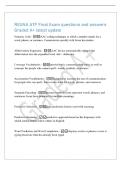 RESNA ATP Final Exam questions and answers&NewLine;Graded A&plus; latest update&NewLine;Numeric Code - AAC coding technique in which a number stands for a&NewLine;word&comma; phrase&comma; or sentence&period; Communicate quickly with fewer keystrokes&NewLine;Abbreviation Expansion - AAC device automaticall