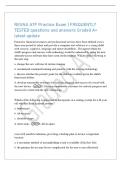 RESNA ATP Practice Exam &vert; FREQUENTLY&NewLine;TESTED questions and answers Graded A&plus;&NewLine;latest update&NewLine;Extensive financial resources and professional services have been utilized over a&NewLine;three-year period to select and provide a computer and software to a young chil