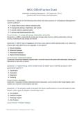 WGU C954 Information Technology Management OA Practice Exam Questions&comma; Answers and Rationales 2027&NewLine;