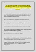 WGU D311 Microbiology OA Final Exam Questions&comma; Answers and Rationales 2027