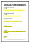 CPO STUDY GUIDE &vert; VERIFIED QUESTIONS & WELL DETAILED CORRECT ANSWERS &vert; A&plus; GRADED &vert; LATEST 2026&sol;2027 EDITION