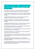 CWEA Collections Grade 1 Question and Answer&NewLine;&lbrack;2026&sol;2027&rsqb; &vert; UPDATED ACTUAL Exam &vert; Stepby-Step Review