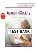 TEST BANK Aging and Society A Canadian Perspectives 8th Edition by Mark Novak&comma; Herbert C&period; Northcott&comma; Karen Kobayashi