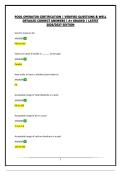 POOL OPERATOR CERTIFICATION &vert; VERIFIED QUESTIONS & WELL DETAILED CORRECT ANSWERS &vert; A&plus; GRADED &vert; LATEST 2026&sol;2027 EDITION