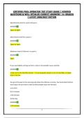 CERTIFIED POOL OPERATOR TEST STUDY GUIDE &vert; VERIFIED QUESTIONS & WELL DETAILED CORRECT ANSWERS &vert; A&plus; GRADED &vert; LATEST 2026&sol;2027 EDITION