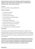 NRSG 2350 EXAM 3 STUDY GUIDE &vert; TESTBANK &vert; PRACTICE QUESTIONS &&NewLine;ANSWERS &vert; EXAM PREPARATION &vert; ADVANCED REVIEW &vert; COMPREHENSIVE&NewLine;PRACTICE EXAM &vert; LATEST UPDATE 2026&sol;2027