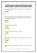 CETP CERTIFICATION &vert; VERIFIED QUESTIONS & WELL DETAILED CORRECT ANSWERS &vert; A&plus; GRADED &vert; LATEST 2026&sol;2027 EDITION