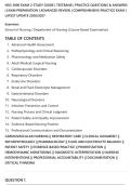 NSG 3000 exams 1&comma; 2&comma; 3&4 and final exam package  &ndash; ACTUAL EXAM PRACTICE QUESTIONS AND 100&percnt; VERIFIED CORRECT ANSWERS &vert; COMPLETE EXAM PREP TESTBANK &vert; GUARANTEED PASS &vert; INSTANT DOWNLOAD PDF NSG 3000 FINAL EXAM &ndash; ACTUAL EXAM PRACTICE QUESTIONS AND 100&percnt; VERIFI