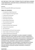 NSG 3000 EXAM 3 STUDY GUIDE &vert; TESTBANK &vert; PRACTICE QUESTIONS & ANSWERS&NewLine;&vert; EXAM PREPARATION &vert; ADVANCED REVIEW &vert; COMPREHENSIVE PRACTICE EXAM &vert;&NewLine;LATEST UPDATE 2026&sol;2027