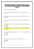CETP CERTIFICATION COMPLETE EXAM STUDY BUNDLE &vert; VERIFIED QUESTIONS & WELL DETAILED CORRECT ANSWERS &vert; A&plus; GRADED &vert; LATEST 2026&sol;2027 EDITION