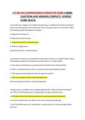 ATI RN VATI Comprehensive Predictor Form A &ndash; Registered Nursing Comprehensive Predictor Form A &ndash; Complete Practice Questions with Verified Answers