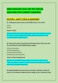 BMW ASSOCIATE LEVEL ASE TEST 2025&sol;26 &NewLine;QUESTIONS WITH CORRECT ANSWERS&excl;&excl; 