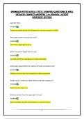 SPRINKLER FITTER LEVEL 1 TEST &vert; VERIFIED QUESTIONS & WELL DETAILED CORRECT ANSWERS &vert; A&plus; GRADED &vert; LATEST 2026&sol;2027 EDITION